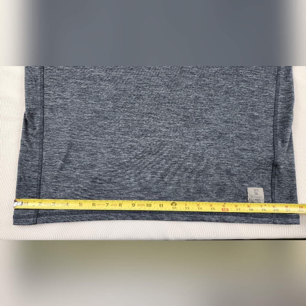 Rugged Elements Men's Long Sleeve Crew Neck Tee, Gray Blue, Size Large - Picture 7 of 10